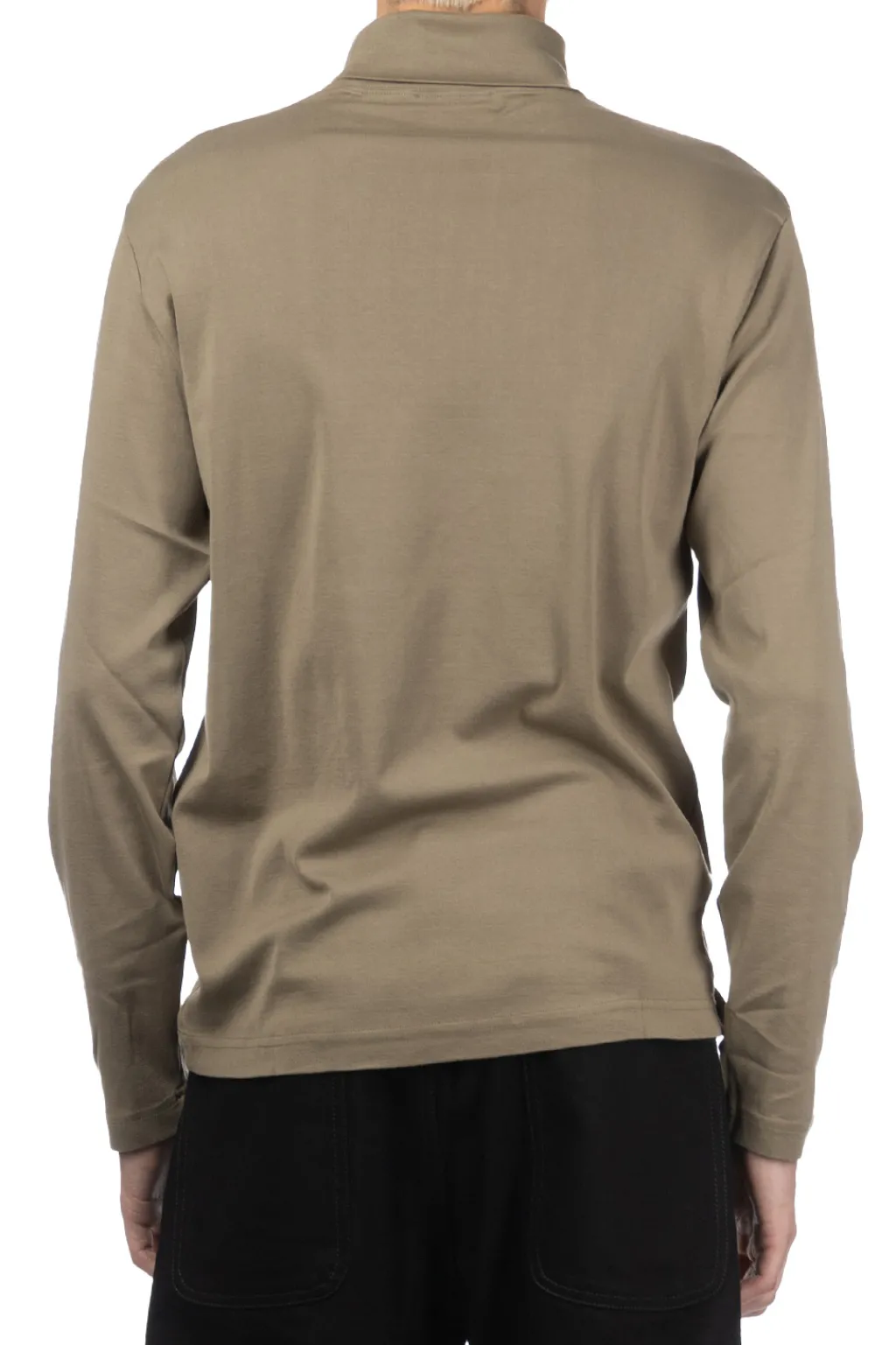 Hot LEMAIRE Long Sleeve Turtle Neck - Green Beige