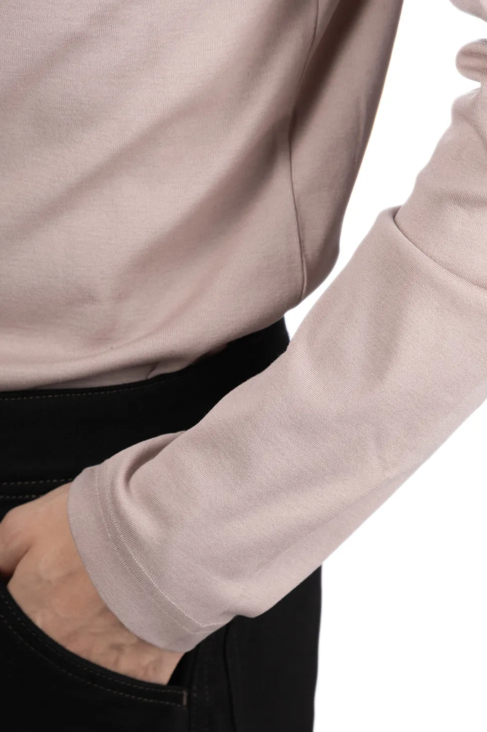 Discount LEMAIRE Long Sleeve Turtle Neck - Violet Ice