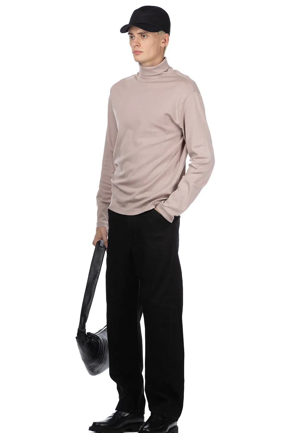 Discount LEMAIRE Long Sleeve Turtle Neck - Violet Ice