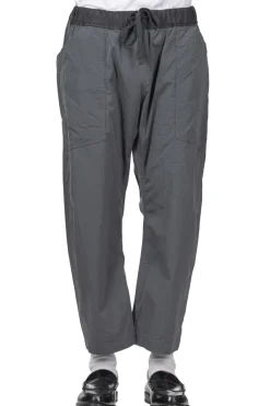 Fashion ts(s) Loose Fit Cropped Pants- Charcoal