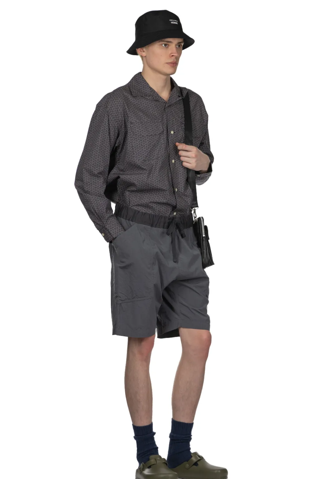 Online ts(s) Loose Fit Shorts - Charcoal