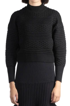 Fashion CFCL Low Gauge Pullover - Black