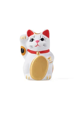 New Fukumaneki Lucky Cat 5cm/2' - White