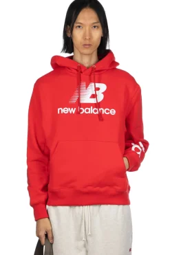 Online New Balance MADE in USA Logo Hoodie - Red