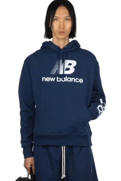 New New Balance MADE in USA Logo Hoodie - Natural Indigo