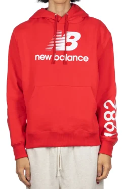 Online New Balance MADE in USA Logo Hoodie - Red