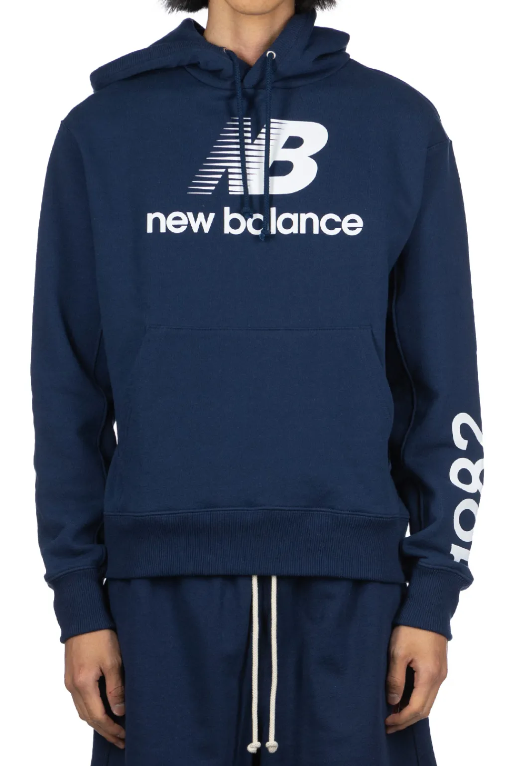 New New Balance MADE in USA Logo Hoodie - Natural Indigo