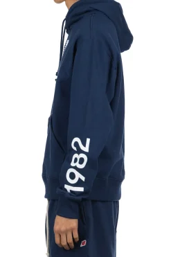 New New Balance MADE in USA Logo Hoodie - Natural Indigo