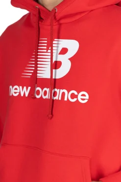 Online New Balance MADE in USA Logo Hoodie - Red