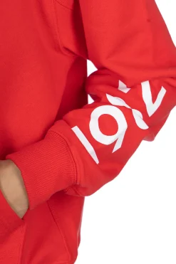 Online New Balance MADE in USA Logo Hoodie - Red