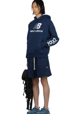 New New Balance MADE in USA Logo Hoodie - Natural Indigo