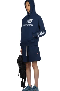 New New Balance MADE in USA Logo Hoodie - Natural Indigo