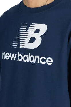 New New Balance MADE in USA Logo LS T-Shirt - Natural Indigo