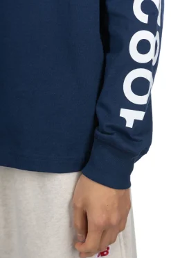 New New Balance MADE in USA Logo LS T-Shirt - Natural Indigo