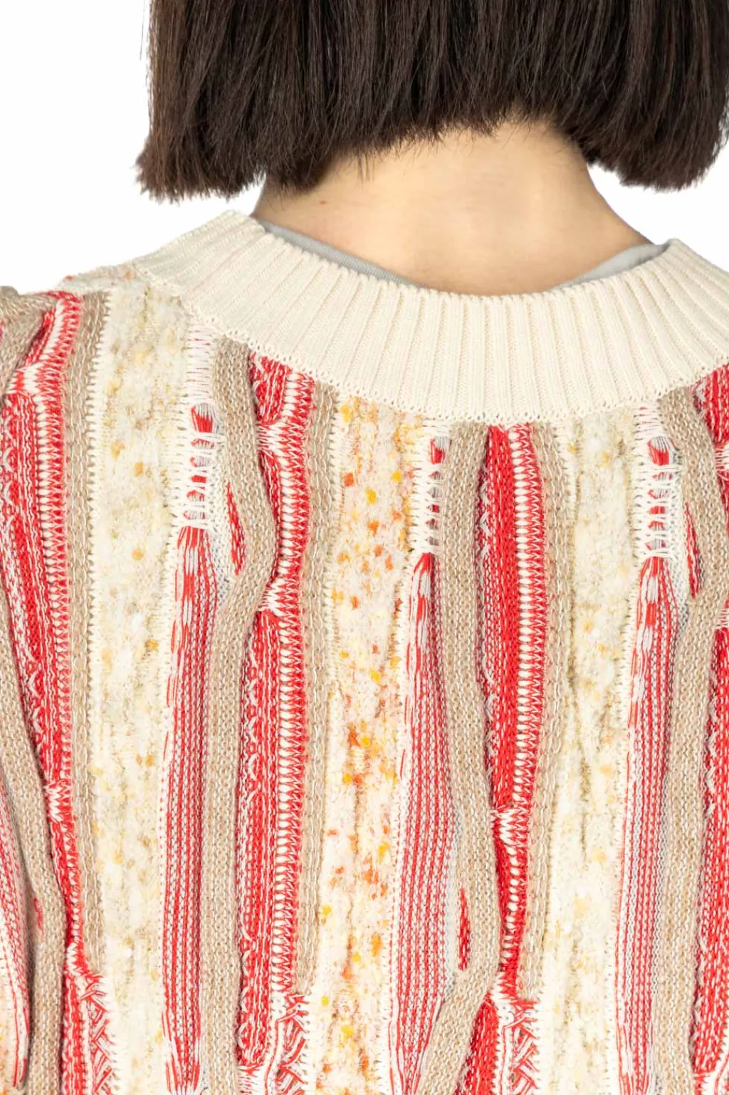 Discount NARU Marble Wave Crew Neck Vest - Red