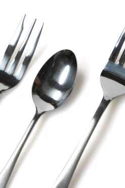 Clearance Mino Pottery Matte Handle Stainless Steel Dinner Cutlery 5pcs Set
