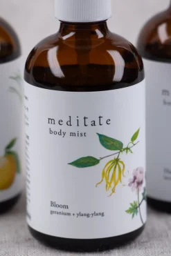 New Riraku Fragrance Meditate Body Mist in 3 choices