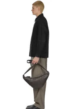 Sale LEMAIRE Medium Croissant Bag - Soft Nappa Leather - Mink