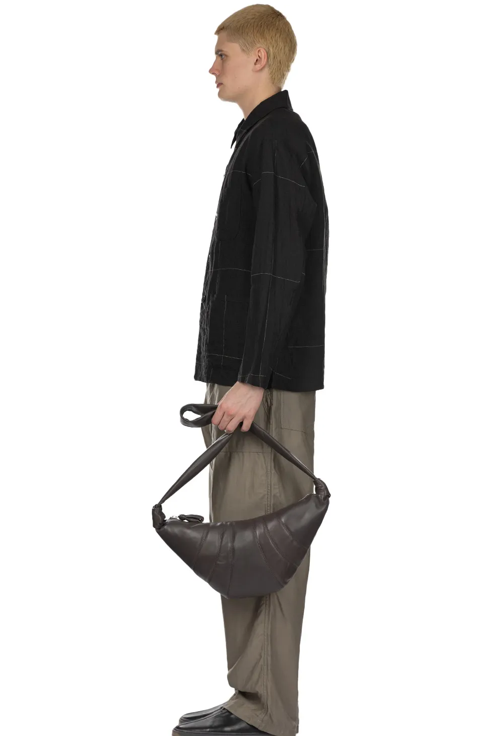 Sale LEMAIRE Medium Croissant Bag - Soft Nappa Leather - Mink