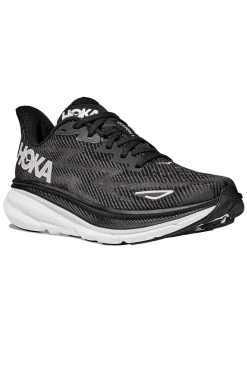 Sale Hoka Men Clifton 9 - Black x White