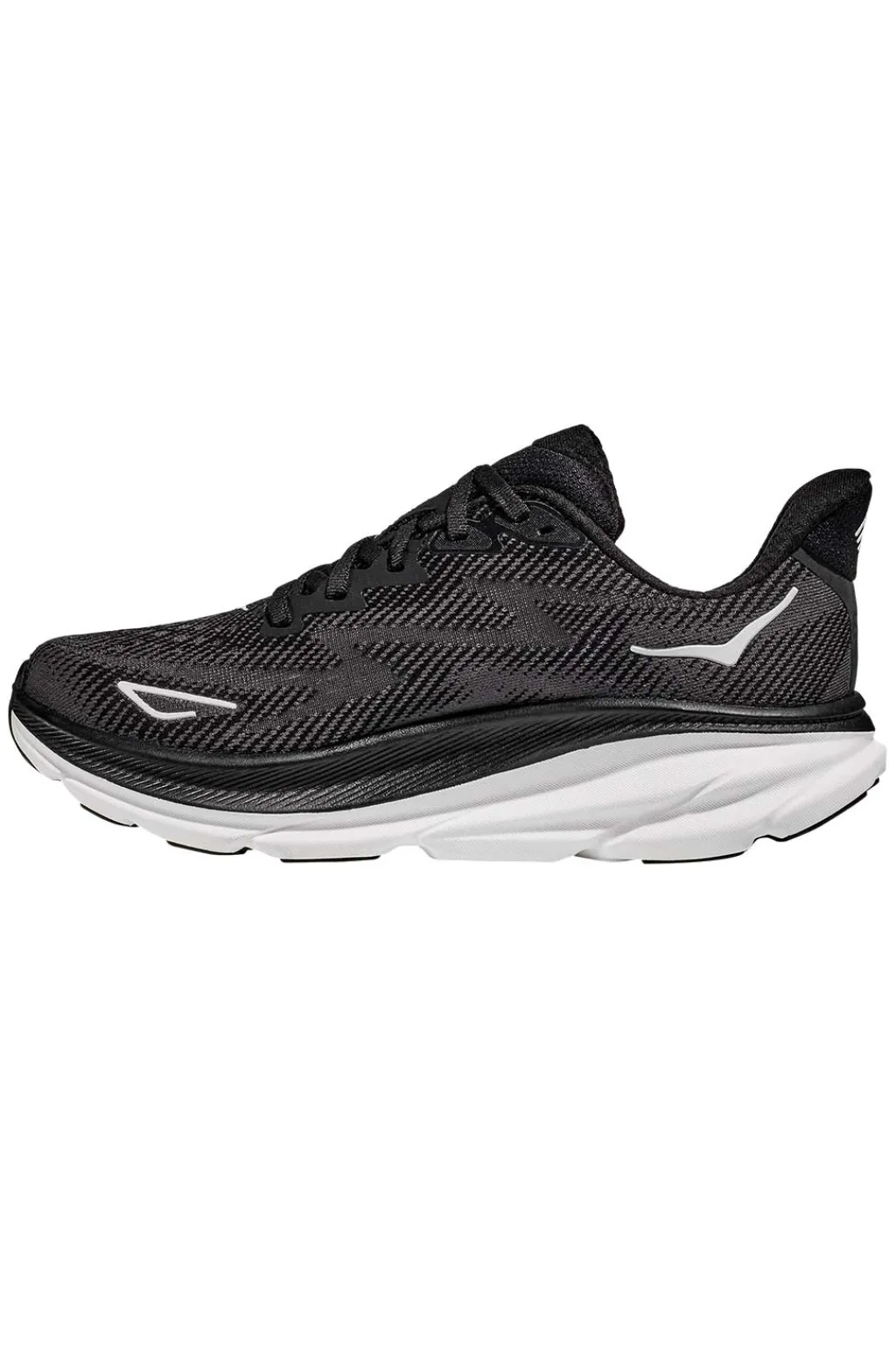 Sale Hoka Men Clifton 9 - Black x White