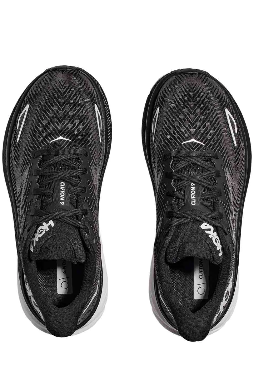 Sale Hoka Men Clifton 9 - Black x White