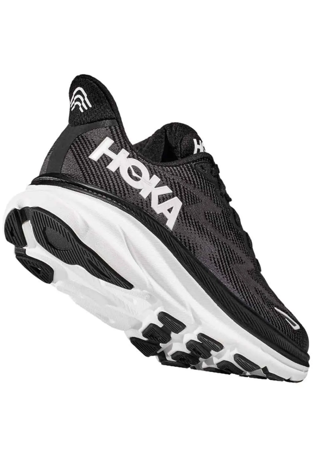 Sale Hoka Men Clifton 9 - Black x White