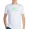 Hot Asics Men Court Graphic Tee-White