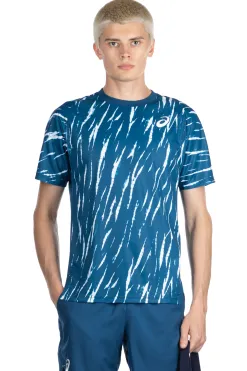 Outlet Asics Men Game SS Top-Mako Blue