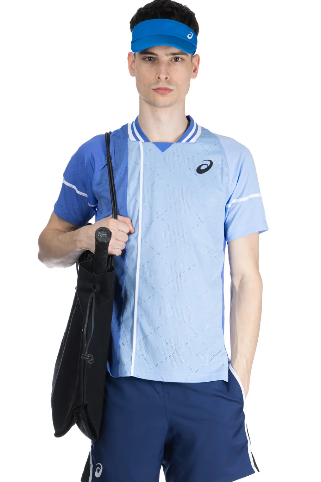 Clearance Asics MEN MATCH ACTIBREEZE SS TOP - Blue