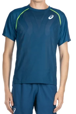 Sale Asics Men Match Actibreeze SS Top-Mako Blue