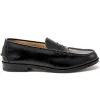 Outlet Kenford Fine Shoes Men's Coin Loafers - Black