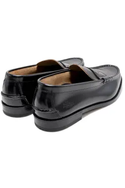 Outlet Kenford Fine Shoes Men's Coin Loafers - Black