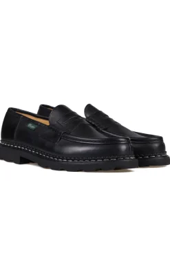 Sale Paraboot Men's Reims - Lisse Noir