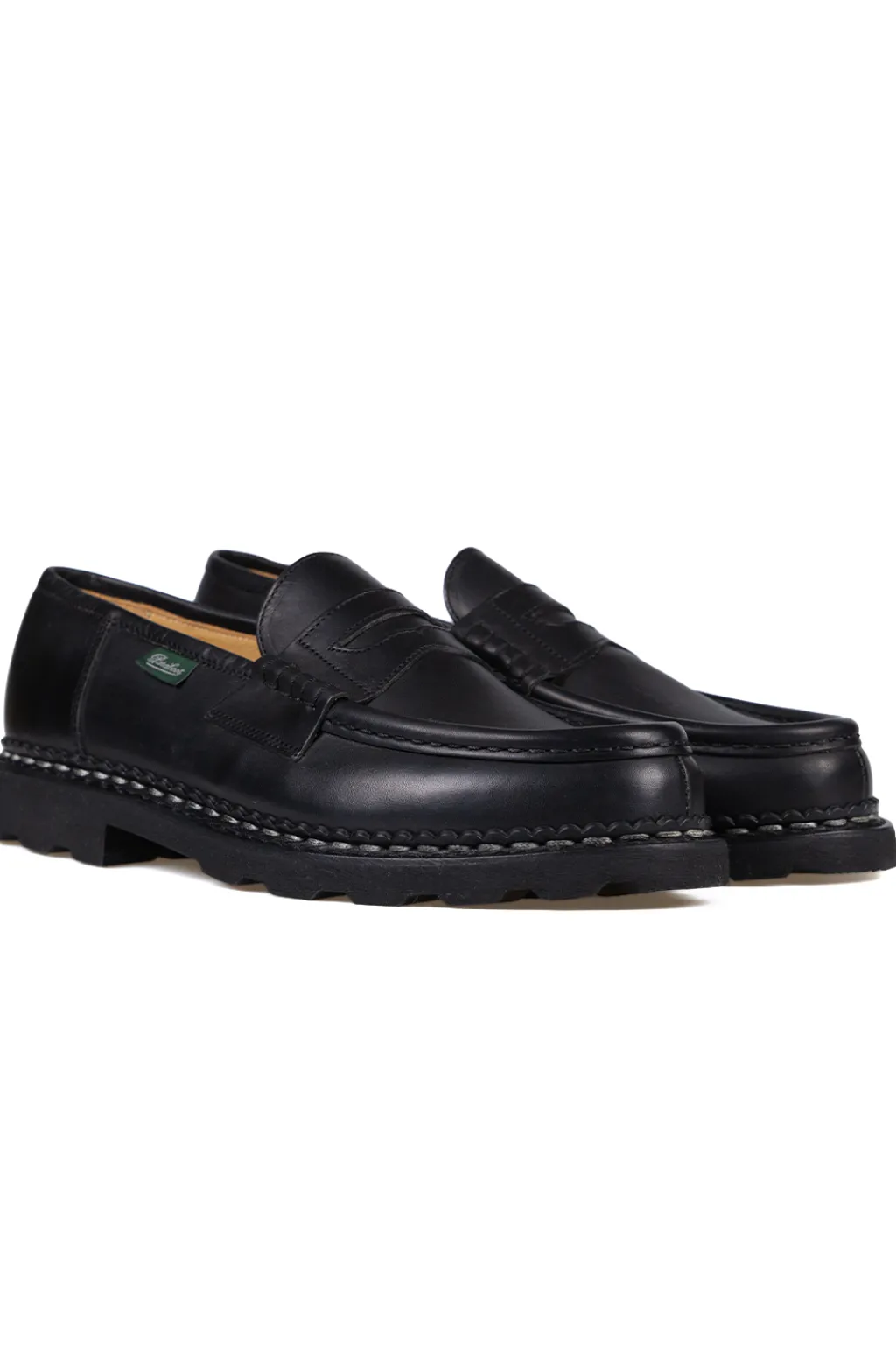 Sale Paraboot Men's Reims - Lisse Noir