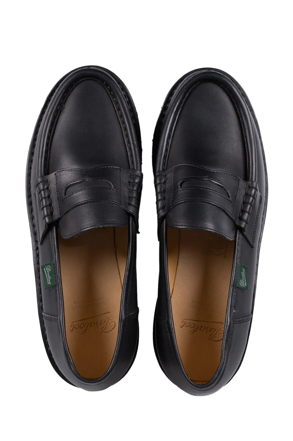 Sale Paraboot Men's Reims - Lisse Noir