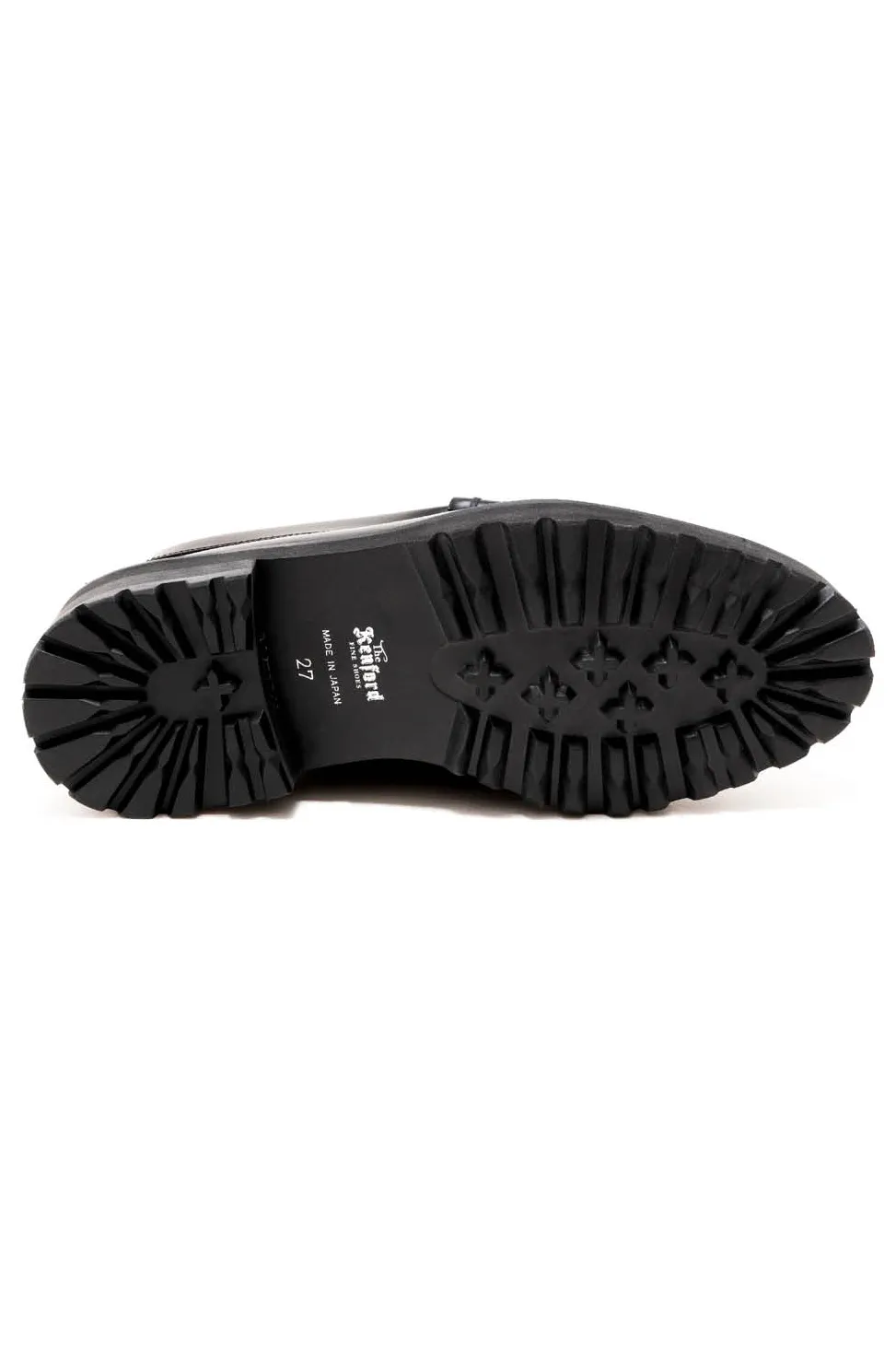 Hot Kenford Fine Shoes Men's Tank Sole Loafers - Black Paisley