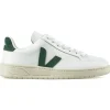 Online VEJA Men's V-12 Leather - Extra White x Cyprus
