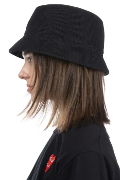 Outlet CFCL Mesh Knit Bucket Hat - Black