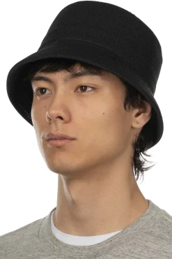 Hot CFCL Mesh Knit Bucket Hat - Black