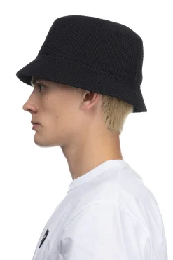 Hot CFCL Mesh Knit Bucket Hat - Black