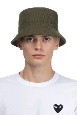 Sale CFCL Mesh Knit Bucket Hat - Fern Green