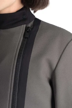 Outlet CFCL Mesh Zip Jacket - Iron Gray-Black