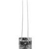 Hot MARROW LEATHER Metallic String Pouch - Silver