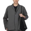 Clearance CFCL Milan Rib Boxy Tailored Jacket - Iron Grey