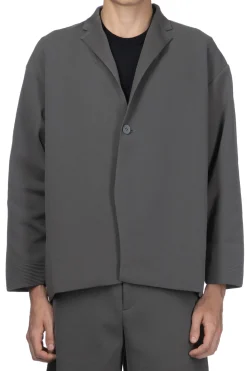 Clearance CFCL Milan Rib Boxy Tailored Jacket - Iron Grey