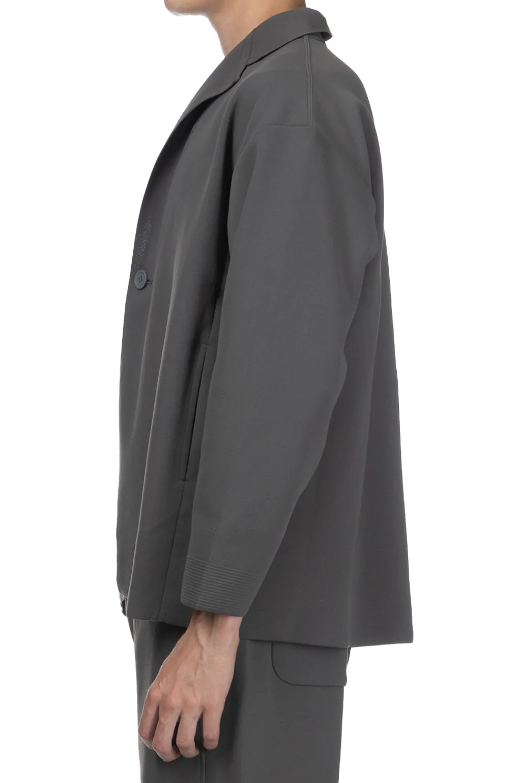 Clearance CFCL Milan Rib Boxy Tailored Jacket - Iron Grey