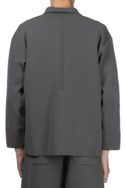 Clearance CFCL Milan Rib Boxy Tailored Jacket - Iron Grey