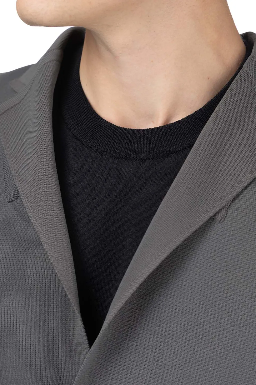 Clearance CFCL Milan Rib Boxy Tailored Jacket - Iron Grey