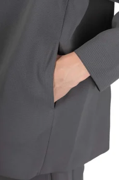 Clearance CFCL Milan Rib Boxy Tailored Jacket - Iron Grey